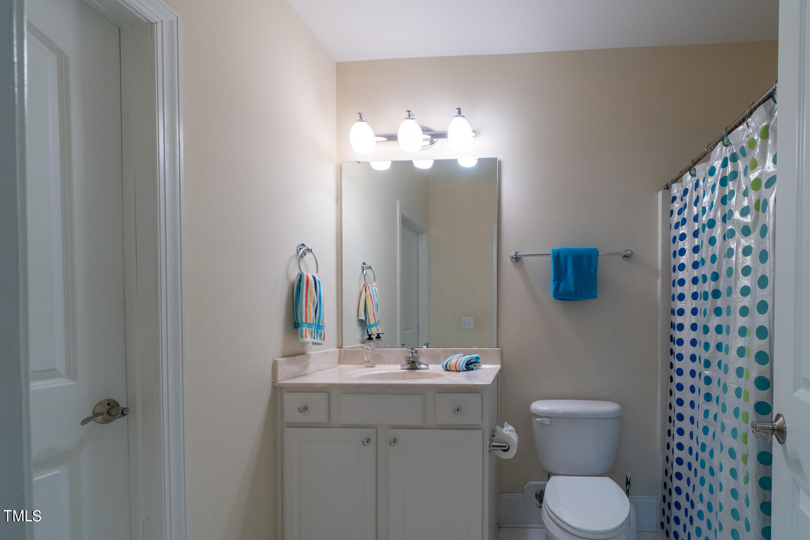4211 Forest Edge Trail Durham, NC 27705 - Photo 57 of 62 a bathroom with a toilet sink and mirror