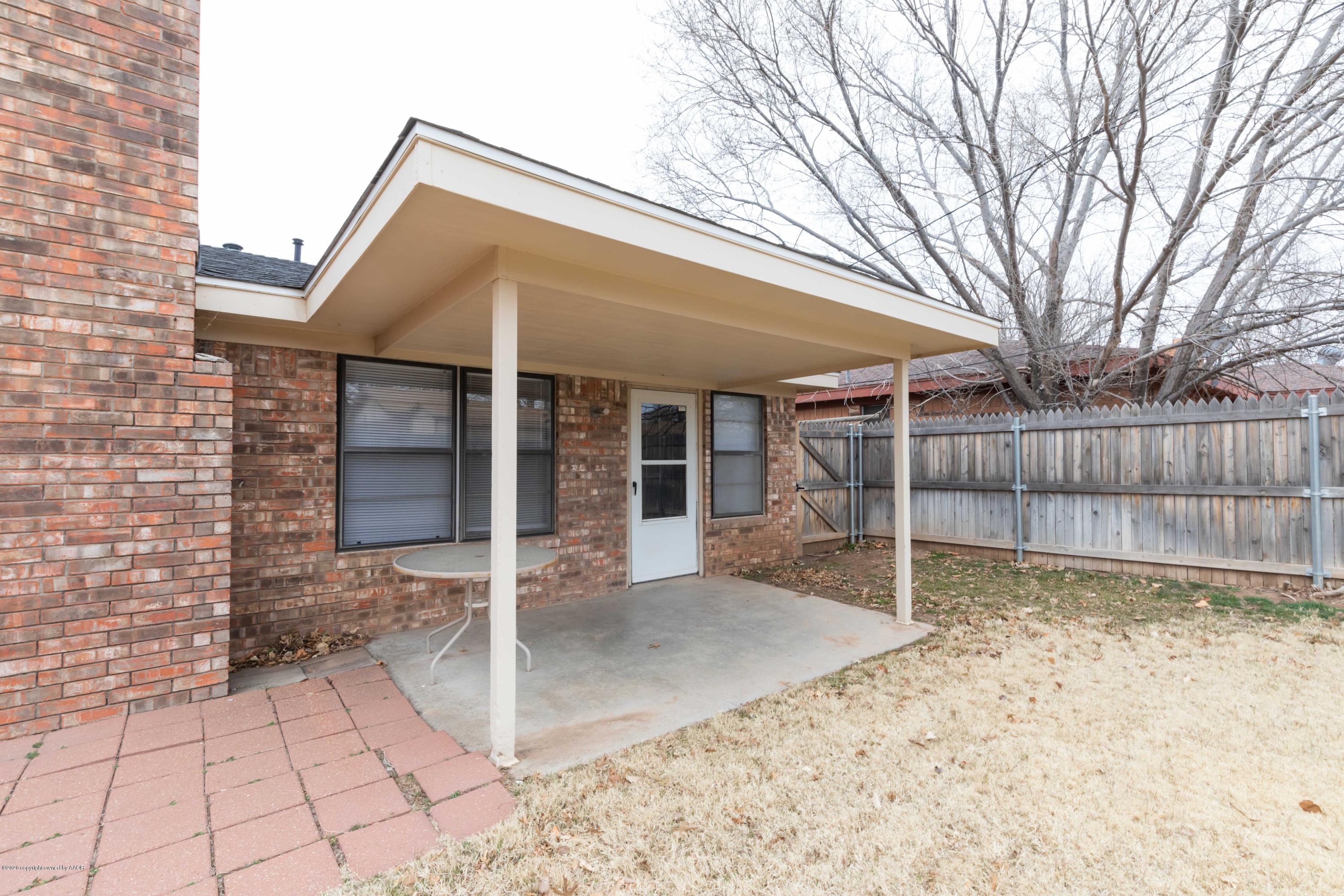 5719 South Fannin Street Amarillo, TX 79110 - Photo 37 of 39 PATIO