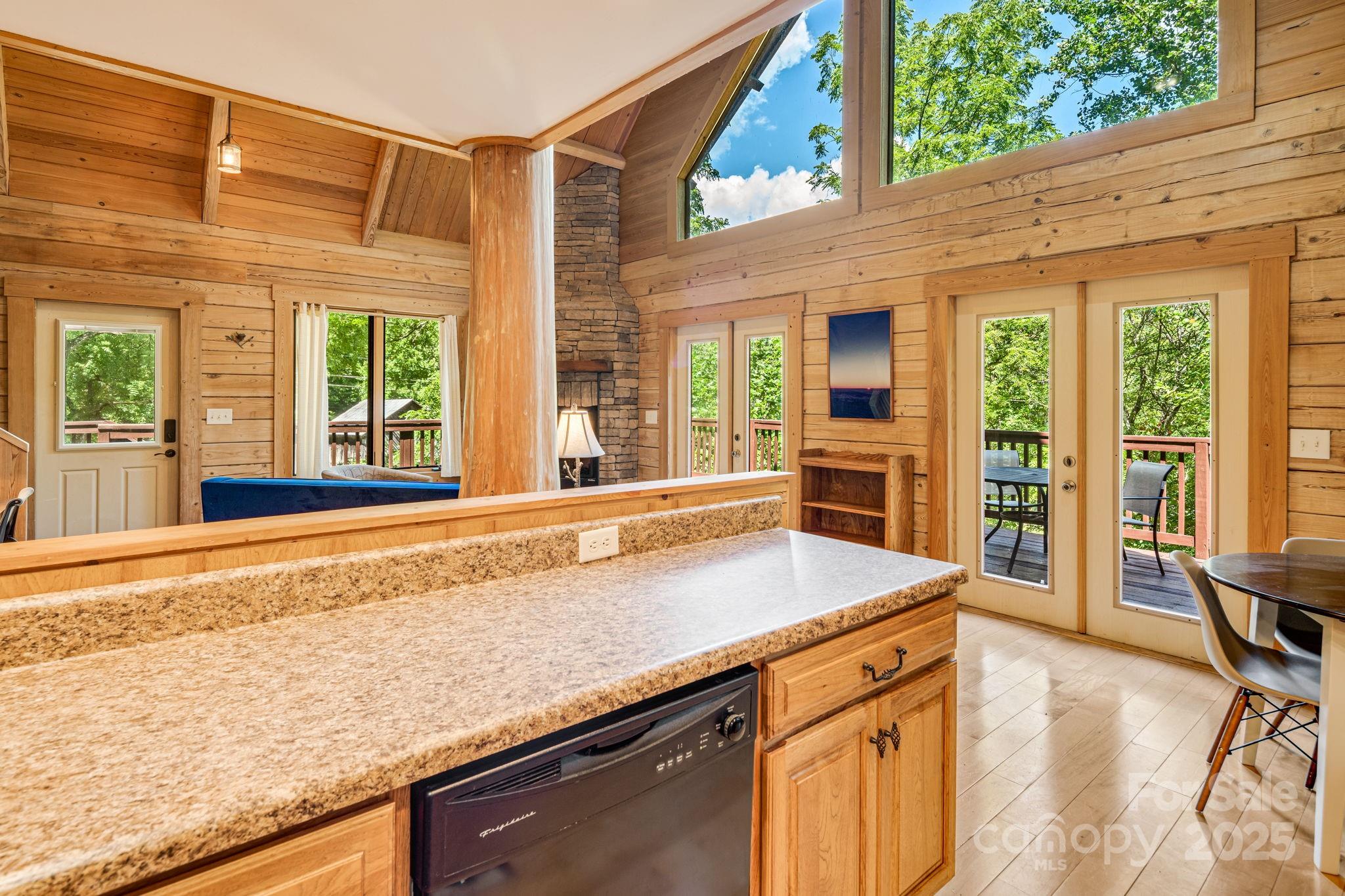 6018 Meadow Fork Road Hot Springs, NC 28743 - Photo 12 of 31 a view of a kitchen with a sink and large window