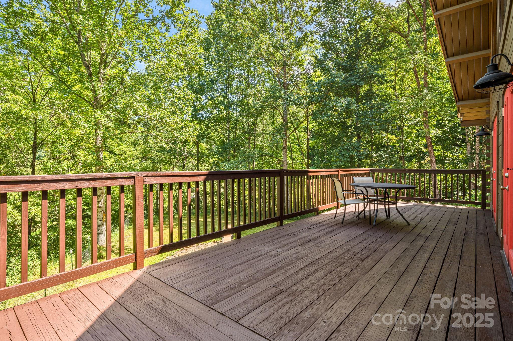 6018 Meadow Fork Road Hot Springs, NC 28743 - Photo 27 of 31 a view of balcony with wooden floor