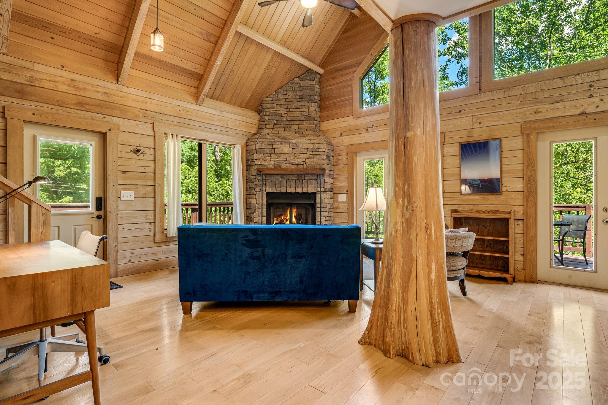 6018 Meadow Fork Road Hot Springs, NC 28743 - Photo 9 of 31 a view of an entryway with wooden floor and door