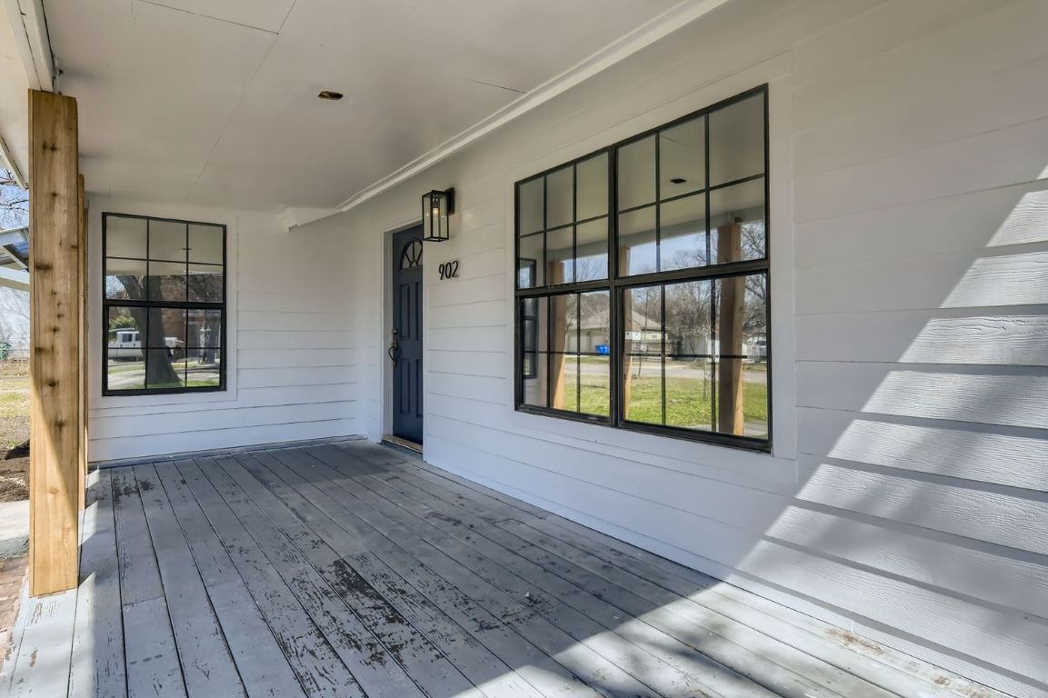 902 Hackberry Street Taylor, TX 76574 - Photo 3 of 29 View of wooden deck
