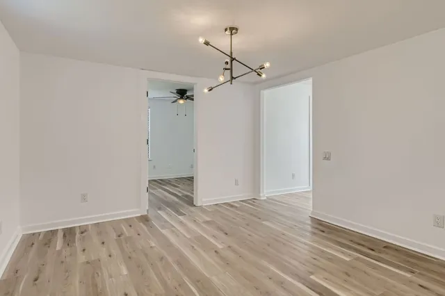 wooden floor in an empty room