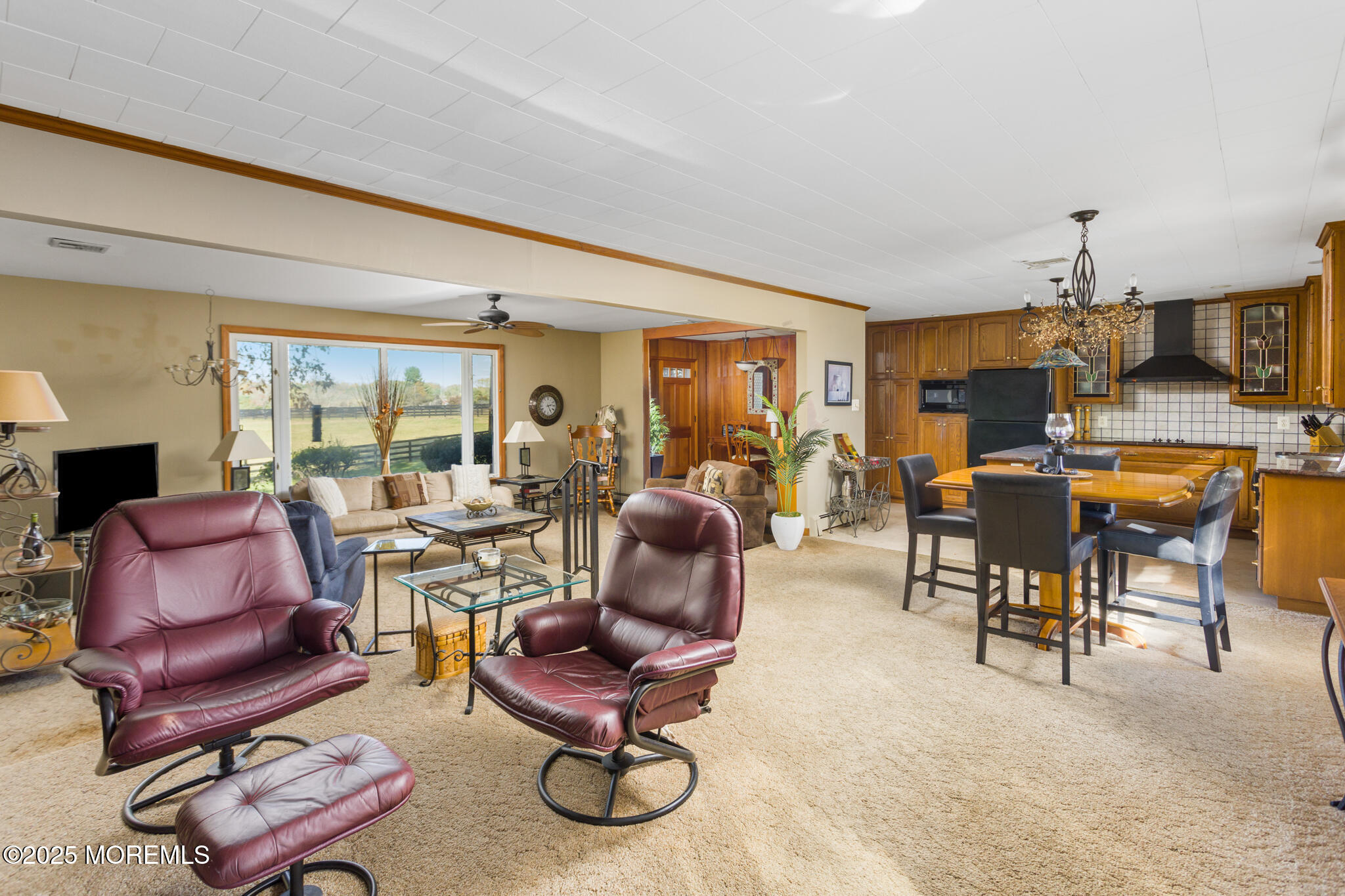 193 Burlington Path Road Cream Ridge, NJ 08514 - Photo 14 of 51 a living room with furniture and a large window