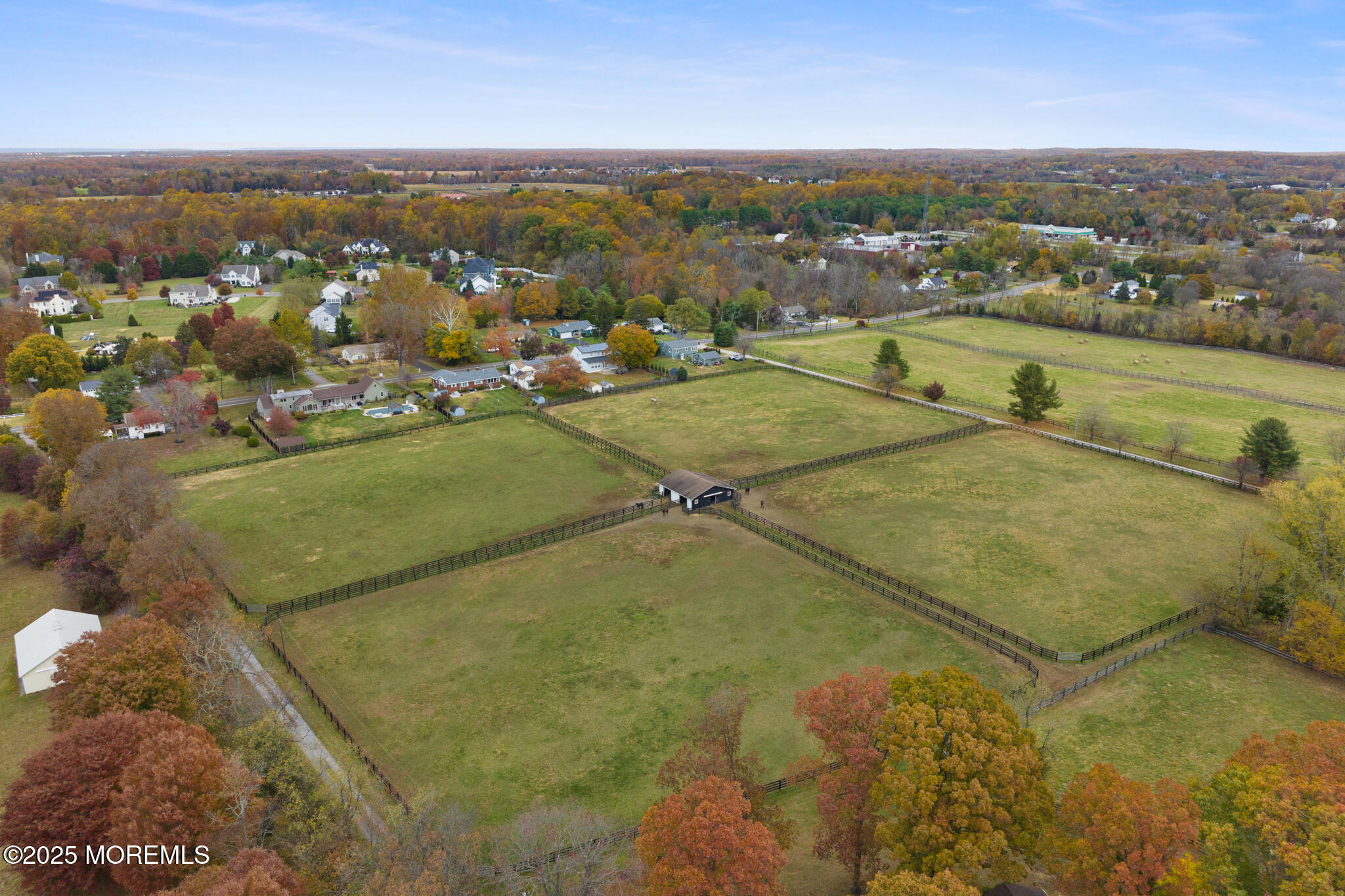 193 Burlington Path Road Cream Ridge, NJ 08514 - Photo 44 of 51 an aerial view of residential houses with outdoor space
