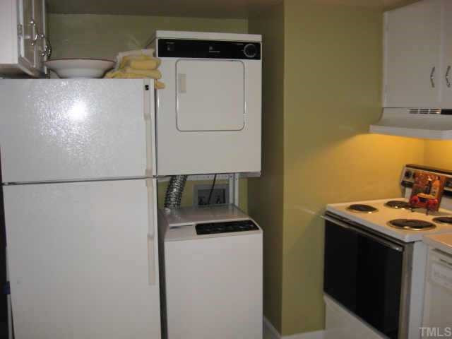 837 Bryan Street Raleigh, NC 27605 - Photo 4 of 11 Refrigerator and stack W/D stay with property.. Other