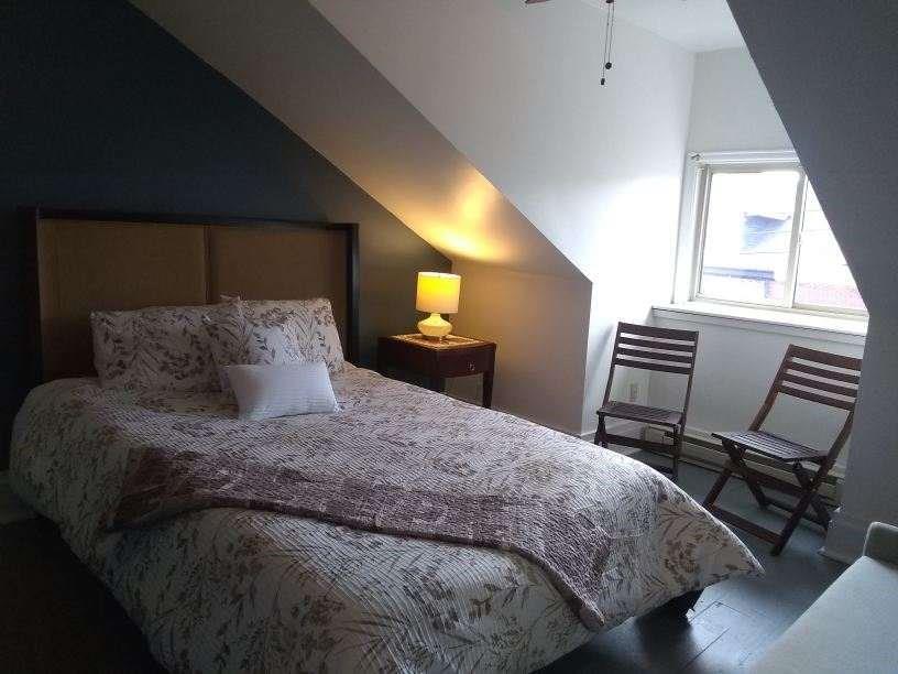 4618 Plummer Street Pittsburgh, PA 15201 - Photo 5 of 8 a bedroom with a bed and a window