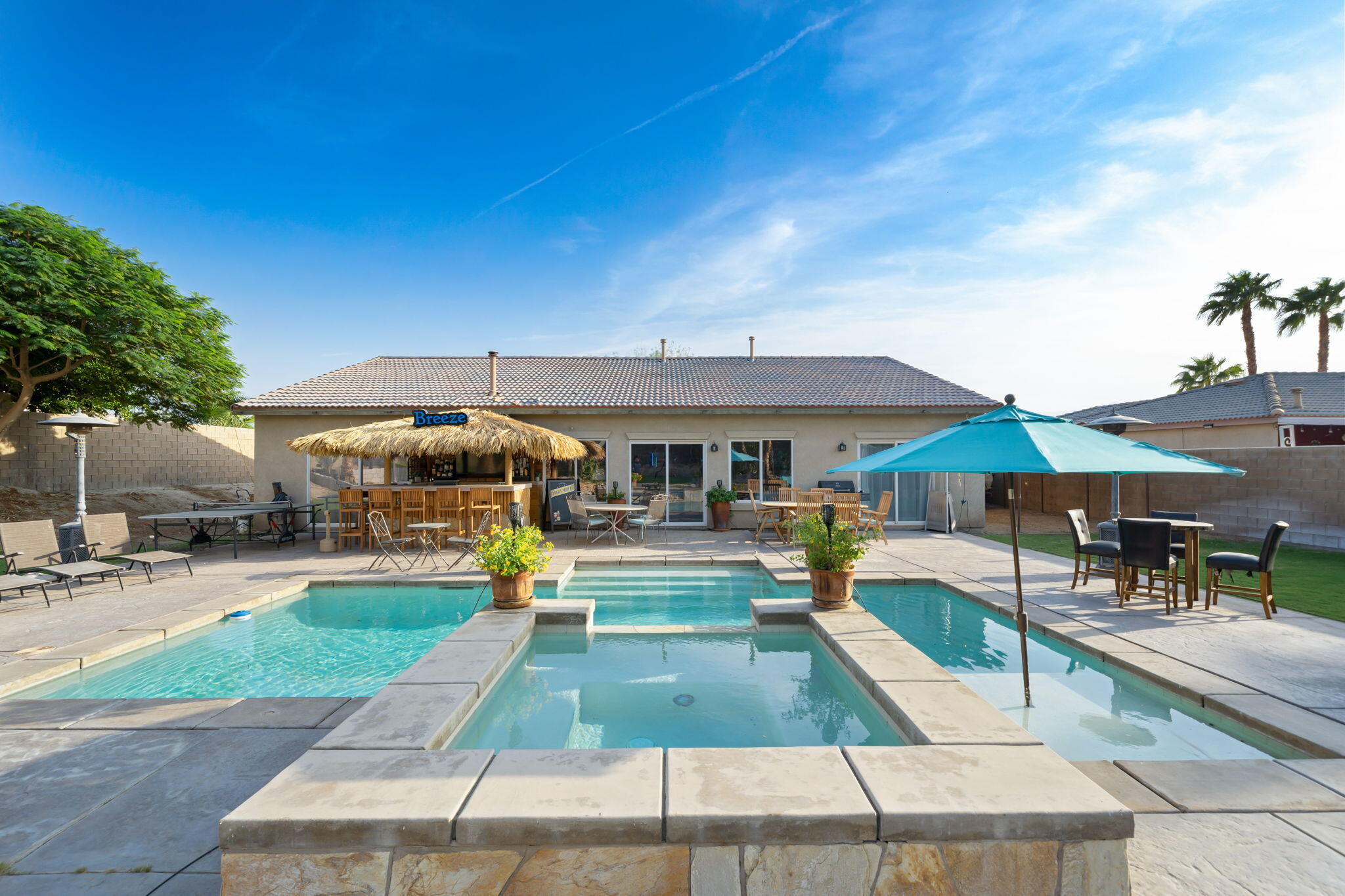 83258 Brighton Crest Drive Indio, CA 92203 - Photo 35 of 69 a view of outdoor space yard deck patio and outdoor seating