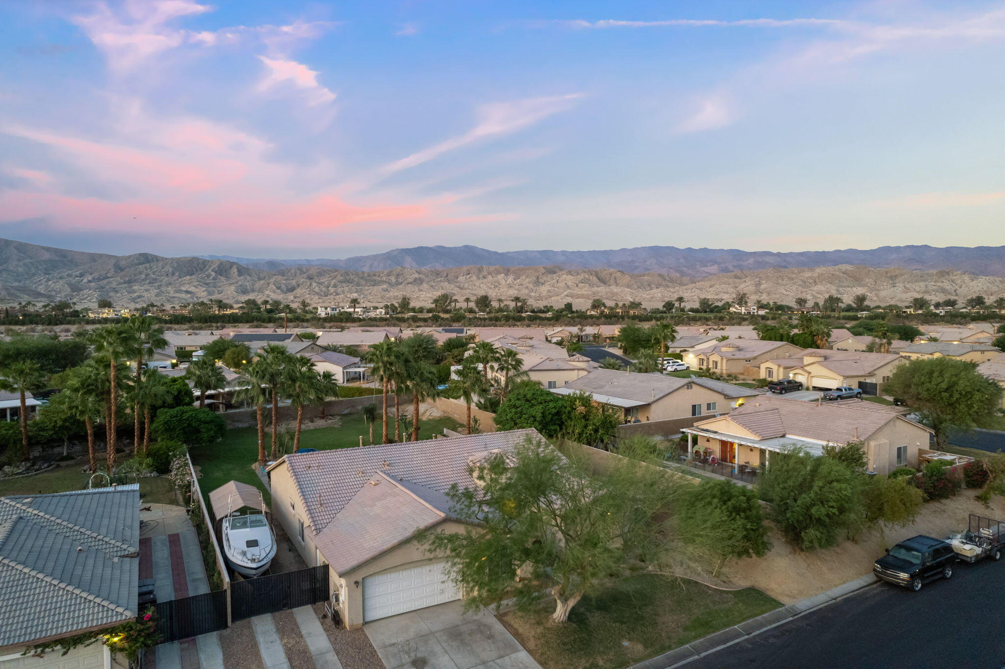 83258 Brighton Crest Drive Indio, CA 92203 - Photo 57 of 69 a view of a city with mountain