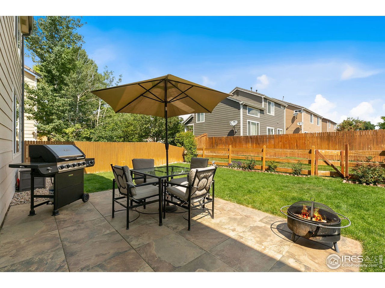 3920 Rannoch Street Fort Collins, CO 80524 - Photo 25 of 27 nice patio and backyard that abuts to open space