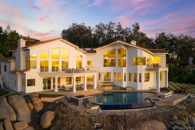 a view of an ocean and beach