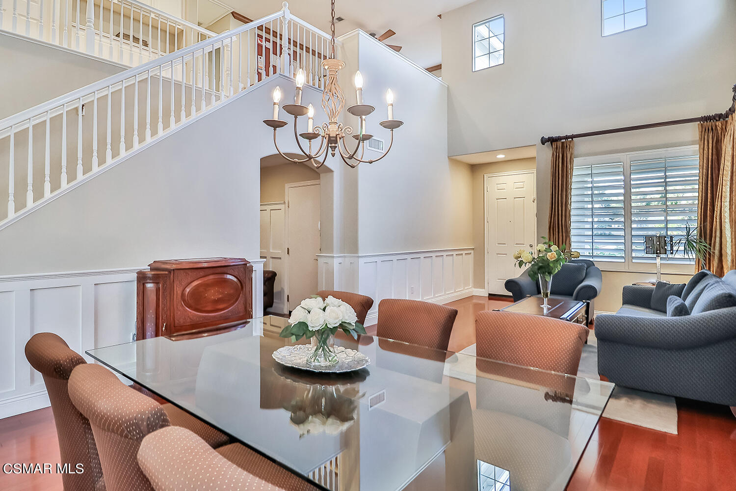 4904 Promenade Street Simi Valley, CA 93063 - Photo 12 of 63 a dining room with furniture and wooden floor