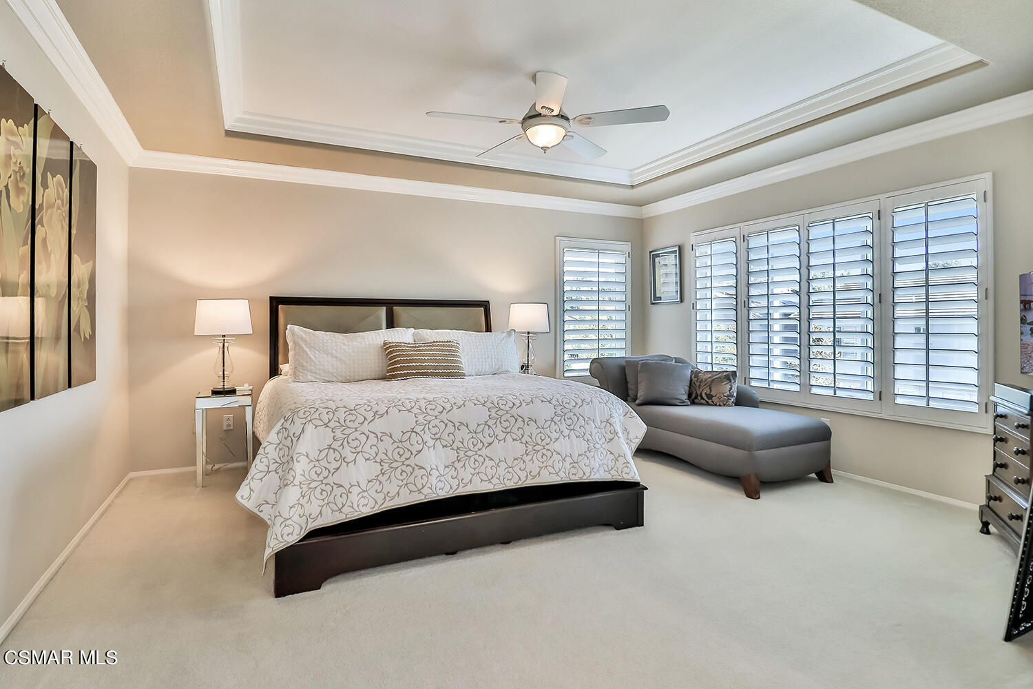 4904 Promenade Street Simi Valley, CA 93063 - Photo 32 of 63 a bedroom with a bed couch and large window