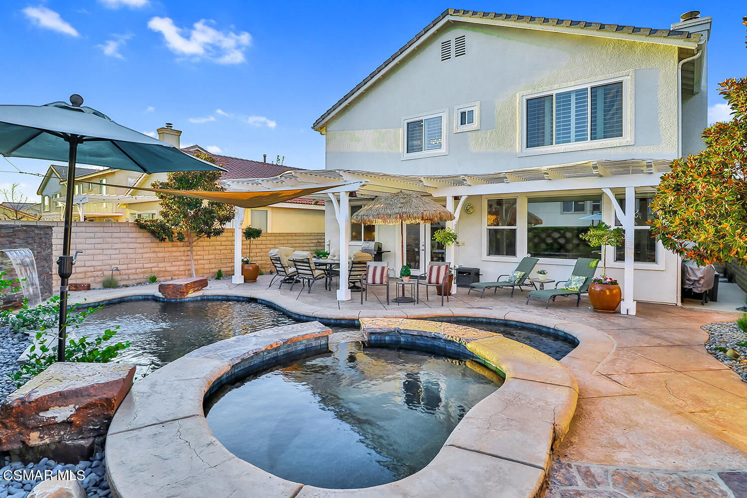 4904 Promenade Street Simi Valley, CA 93063 - Photo 57 of 63 a view of a house with swimming pool