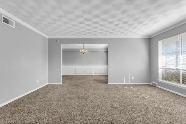 a view of a livingroom with a staircase