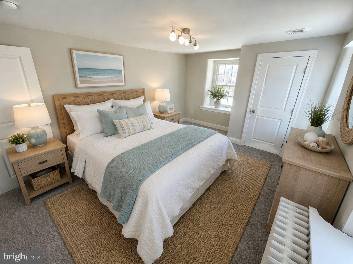 722 Faust Road, Unit FRONT Perkiomenville, PA 18074 - Photo 14 of 17 Bedroom 2(Imagined with AI)
