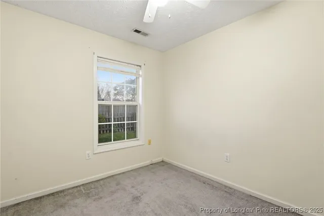 an empty room with a workbench