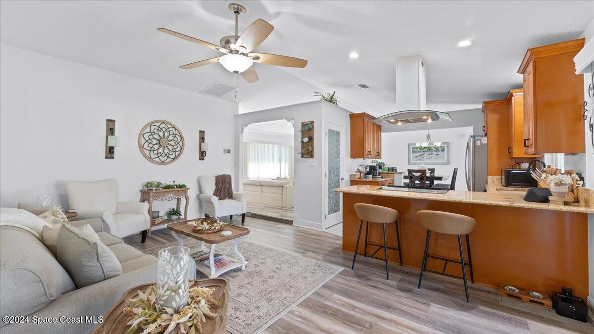 2800 Raintree Lake Circle Merritt Island, FL 32953 - Photo 18 of 52 12-Living to Kitchen