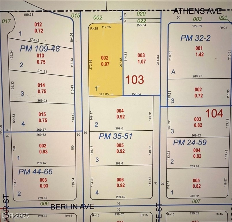 Parcel map