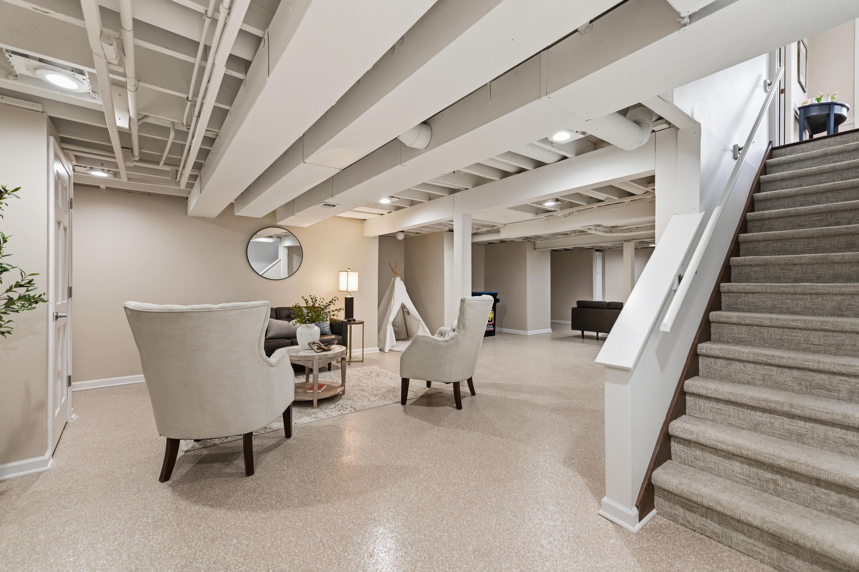 1260 East Dean Road Fox Point, WI 53217 - Photo 58 of 88 Basement Rec Room