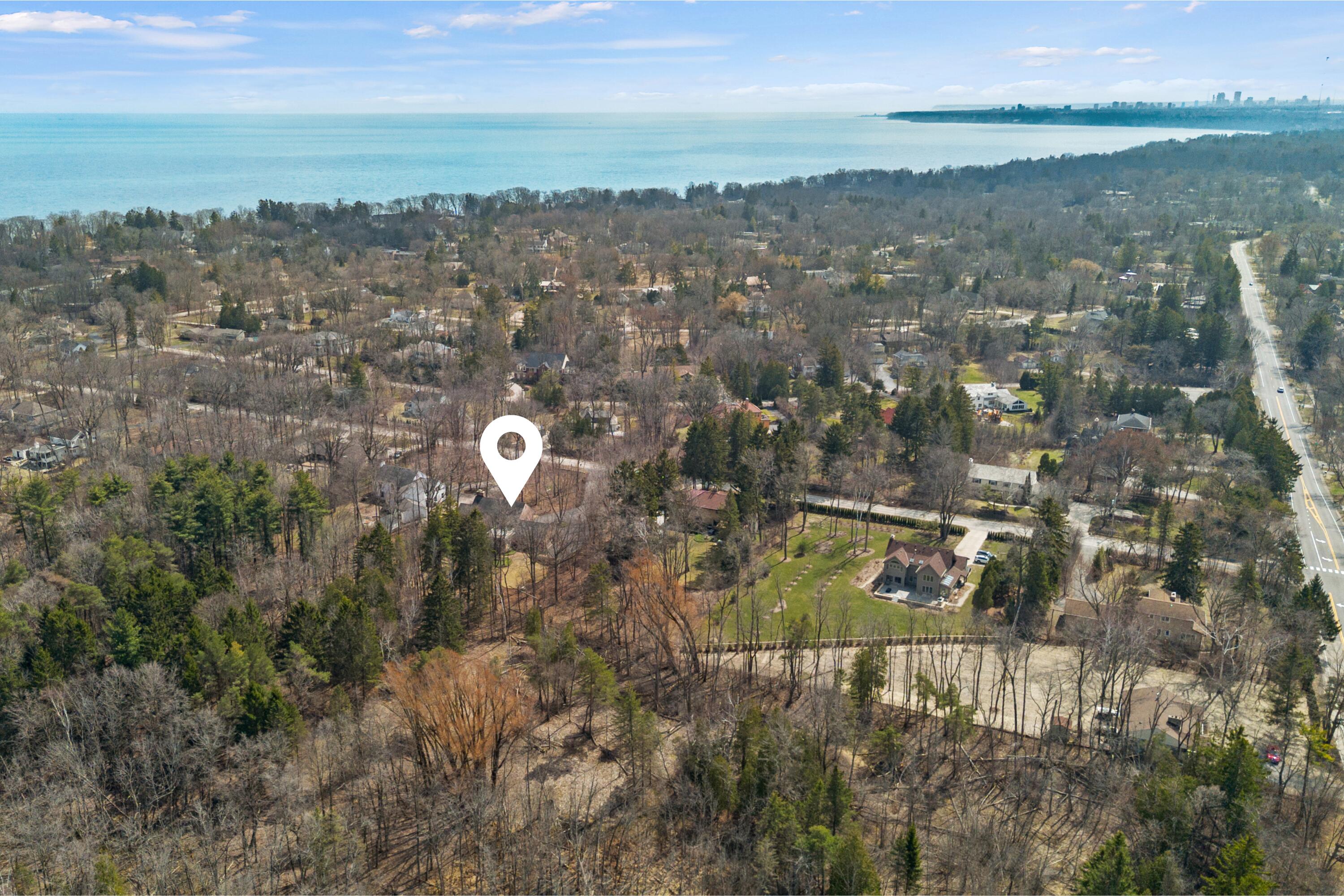 1260 East Dean Road Fox Point, WI 53217 - Photo 82 of 88 Aerial View