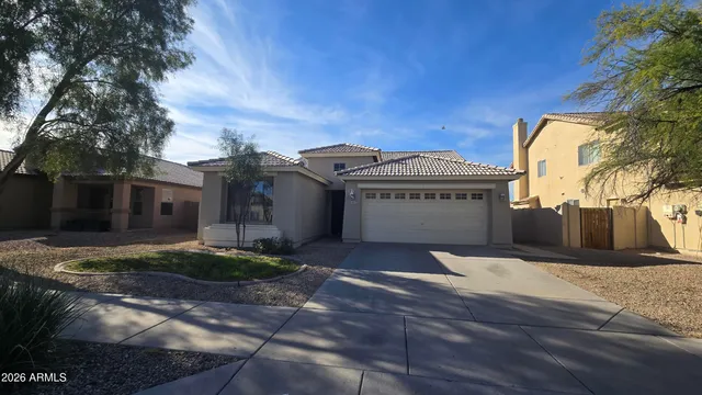 a view of a house with a patio