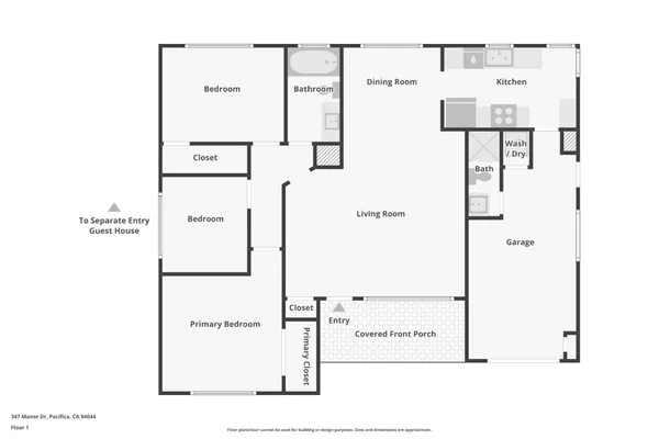 $998,000 | 347 Manor Drive, Pacifica, CA 94044