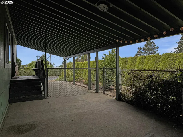 a view of outdoor space and porch