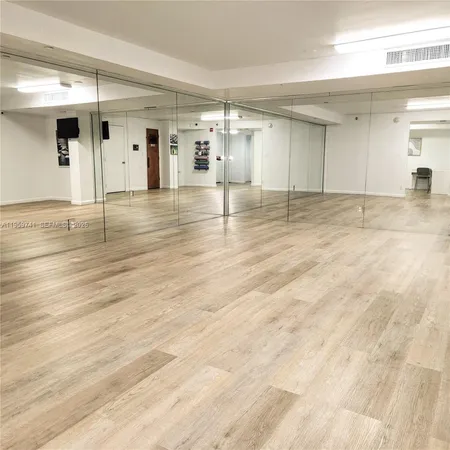 a room with furniture