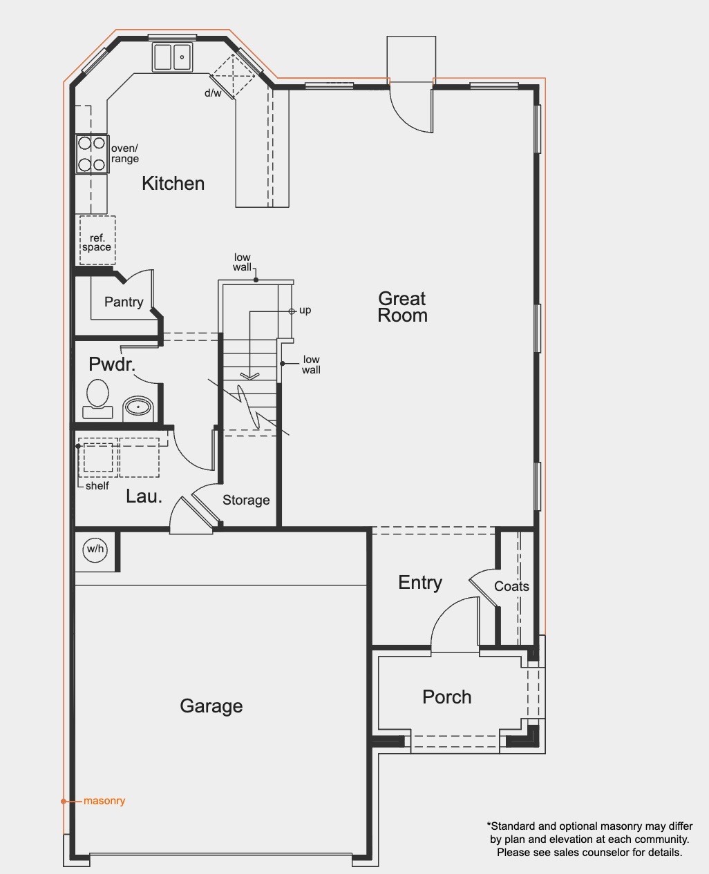 2707 Volute Houston, TX 77038 - Photo 27 of 28 First level floor plan.