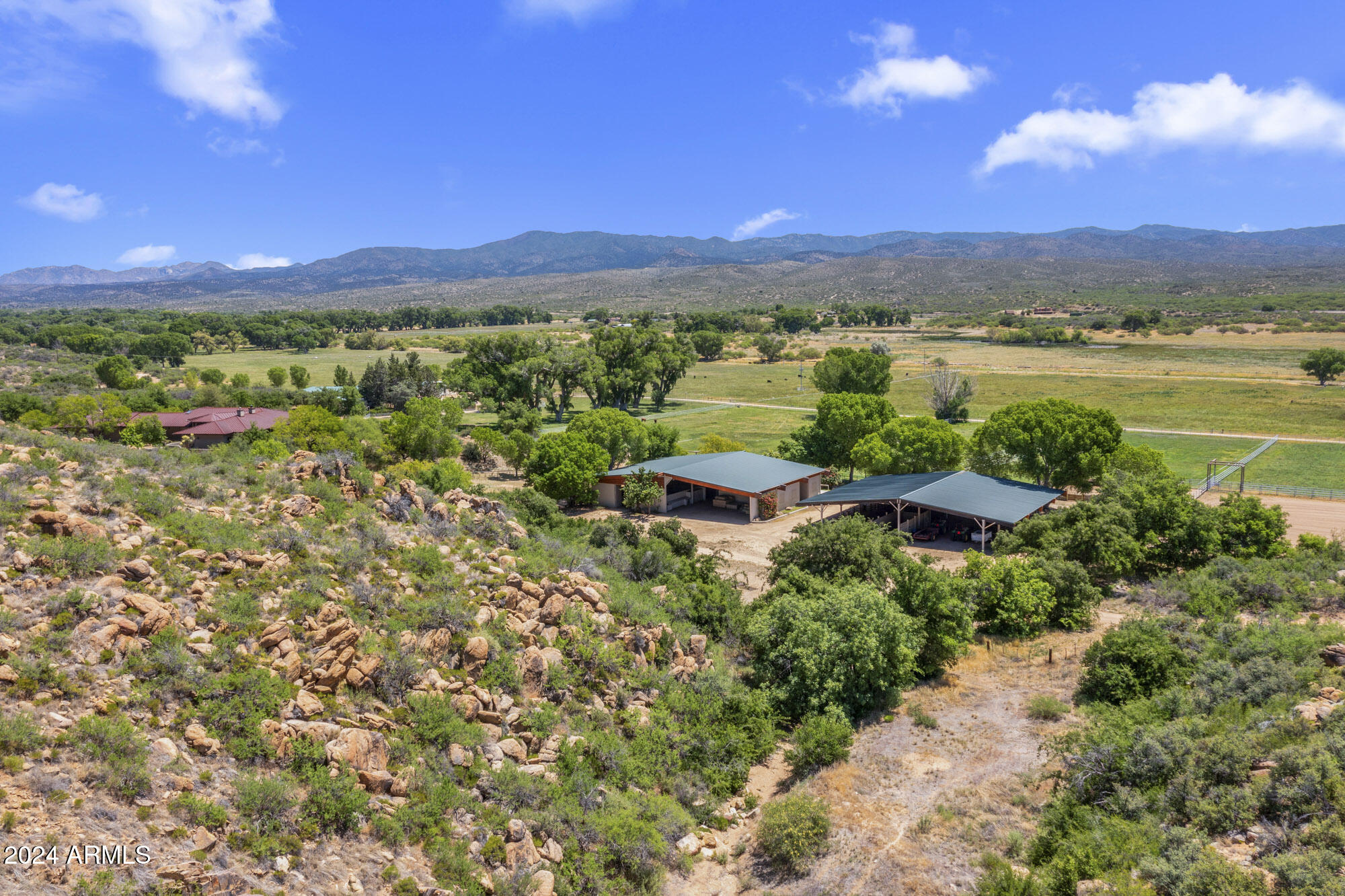 5500 Four Cross Ranch Road Skull Valley, AZ 86338 - Photo 58 of 59 a view of a city with sunset view