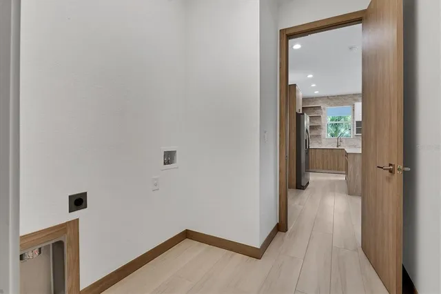 wooden floor in a gallery