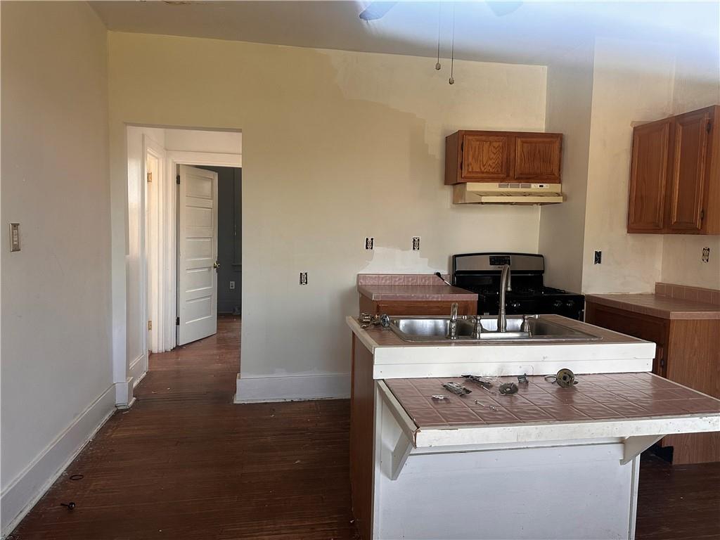 First floor unit kitchen