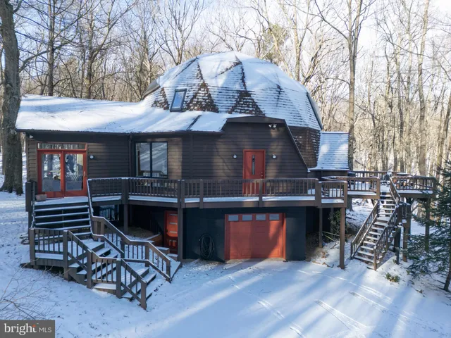 a view of a wooden deck