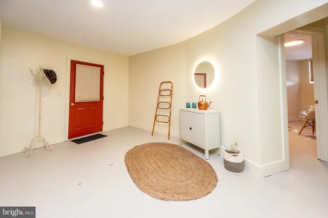 a view of a chairs and table in the patio