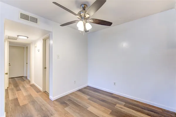 wooden floor in an empty room