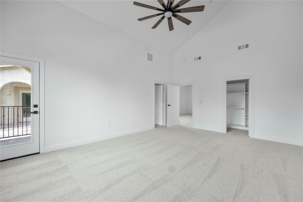 6238 Dewitt Street Sachse, TX 75048 - Photo 12 of 21 a view of a livingroom with a ceiling fan and window