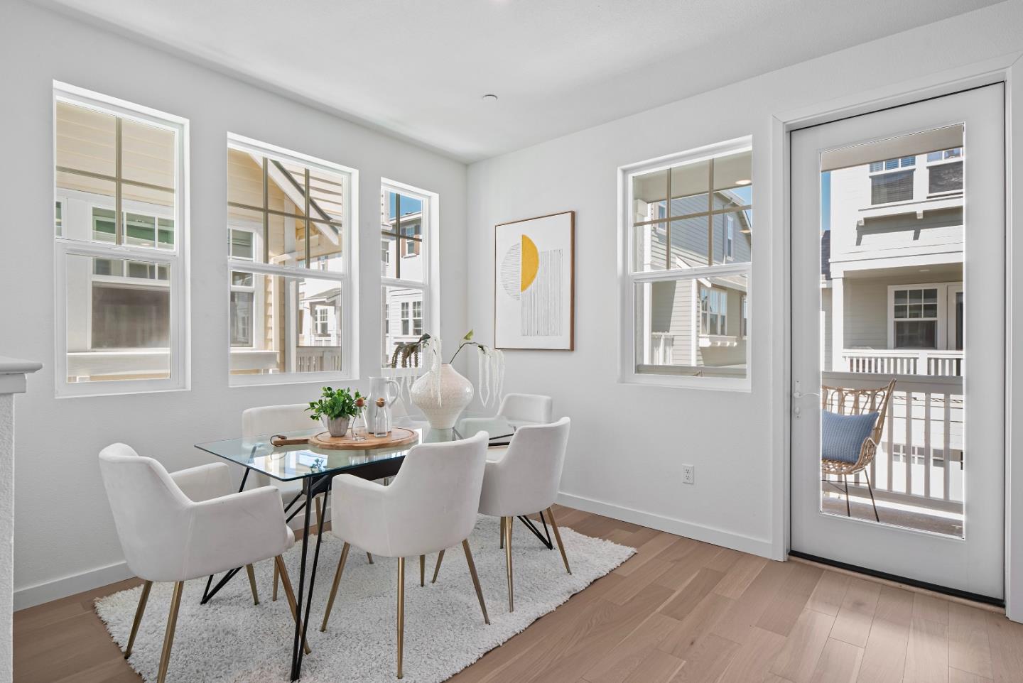 119 Orbit Way Mountain View, CA 94043 - Photo 11 of 46 a view of a dining room with furniture and wooden floor