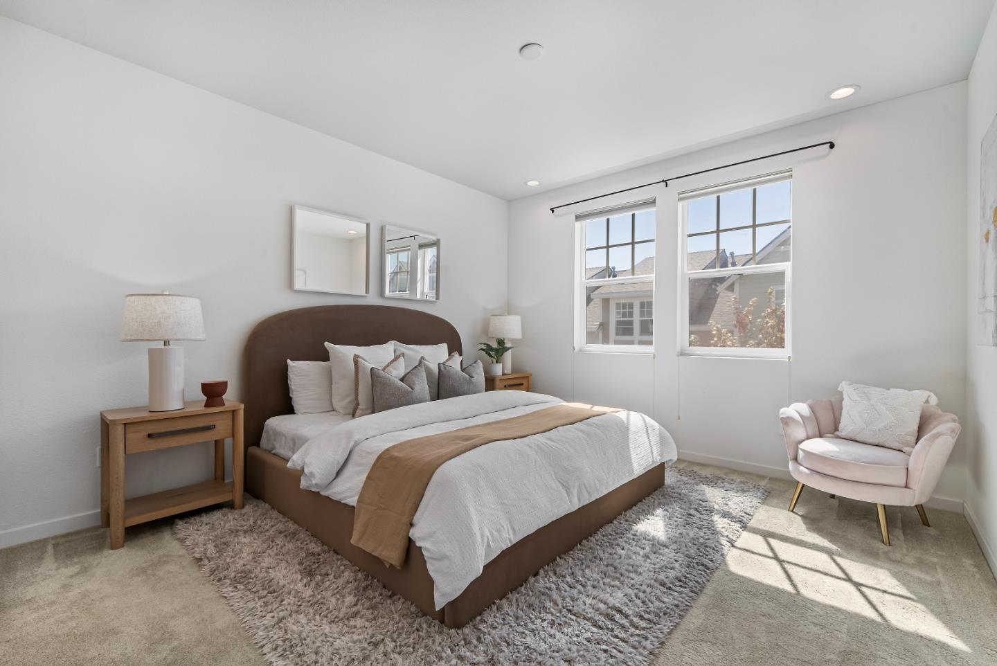 119 Orbit Way Mountain View, CA 94043 - Photo 15 of 46 a bedroom with a bed and a window