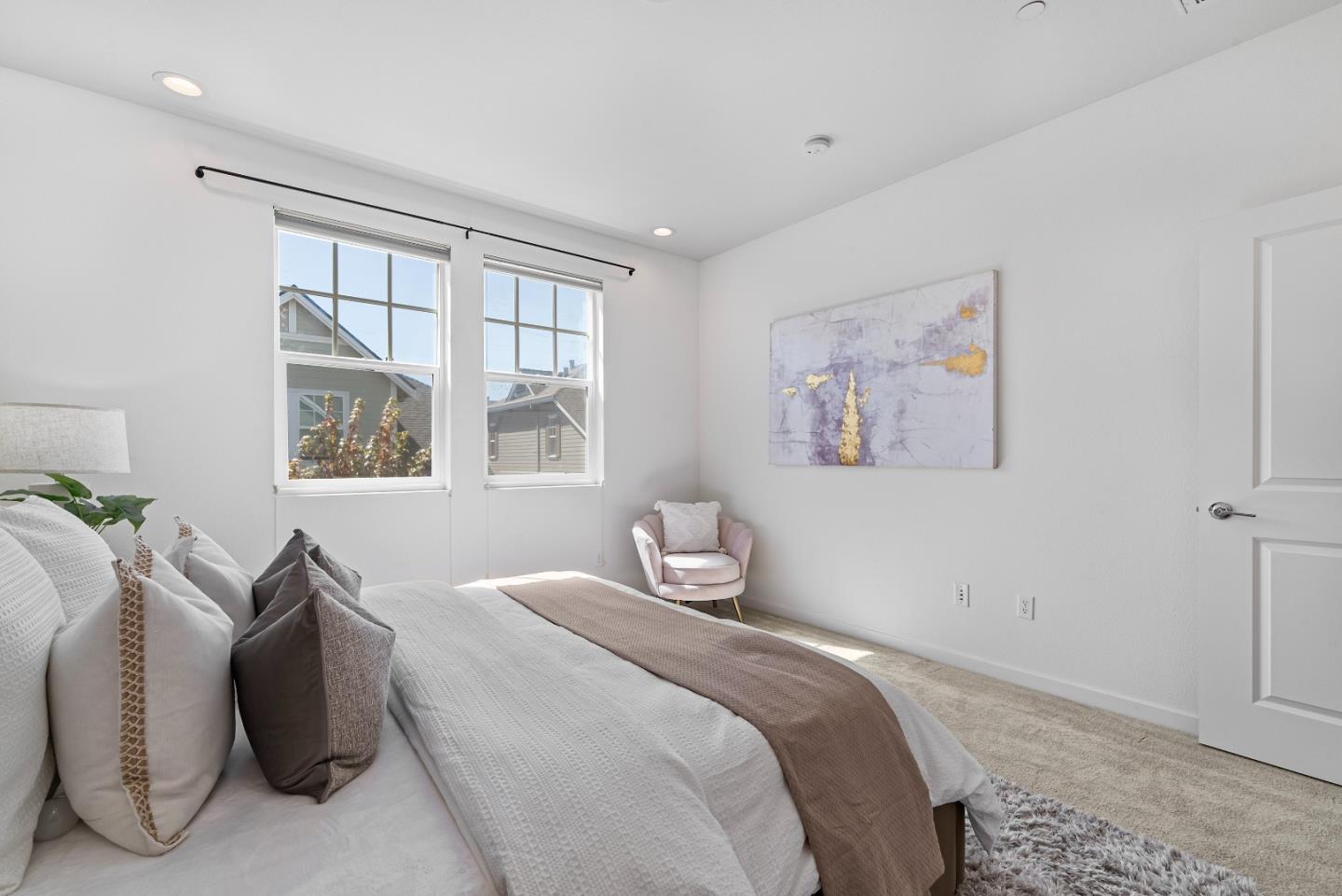 119 Orbit Way Mountain View, CA 94043 - Photo 16 of 46 a bedroom with bed and a window