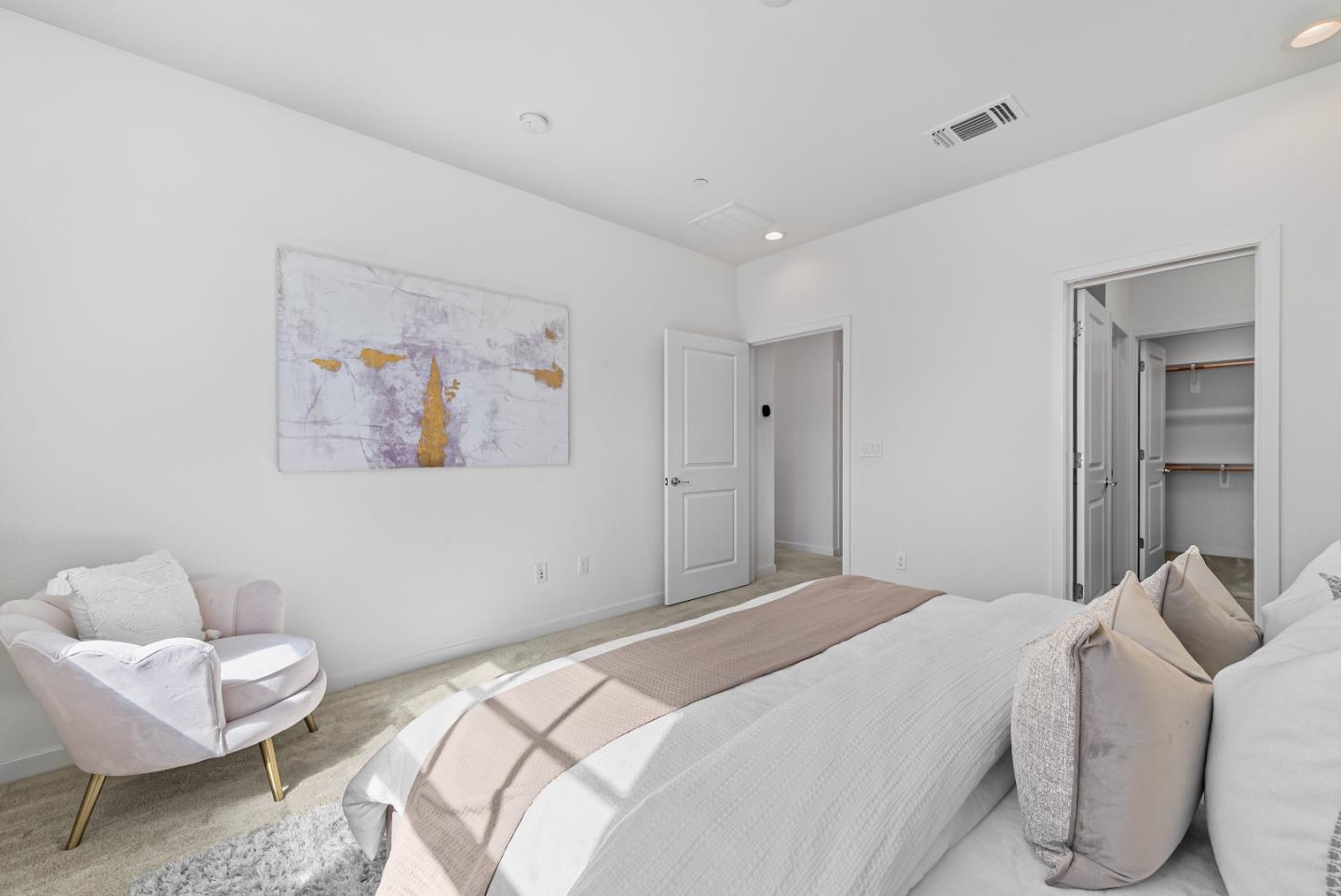 119 Orbit Way Mountain View, CA 94043 - Photo 17 of 46 a bedroom with a bed and a couch