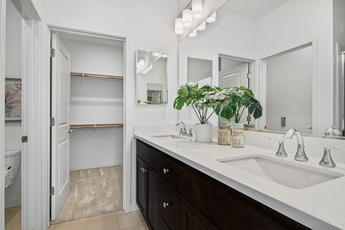 119 Orbit Way Mountain View, CA 94043 - Photo 18 of 46 a bathroom with a sink double vanity and a mirror