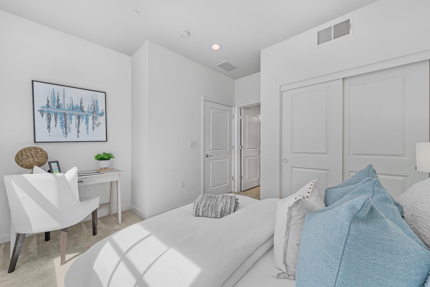 119 Orbit Way Mountain View, CA 94043 - Photo 30 of 46 a bedroom with a bed a table and chair