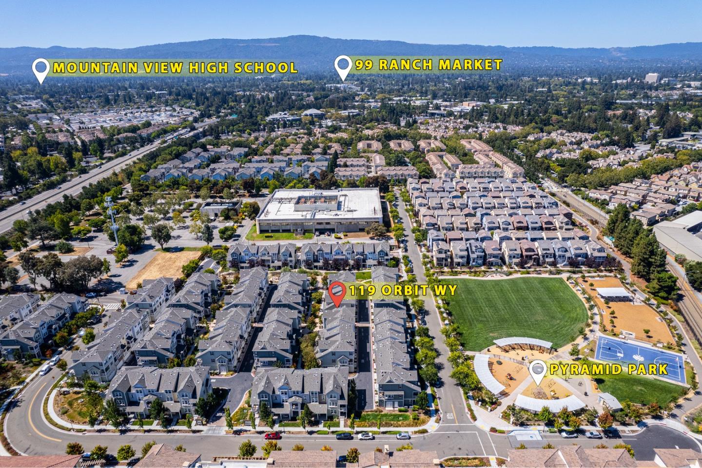 119 Orbit Way Mountain View, CA 94043 - Photo 42 of 46 a view of a city