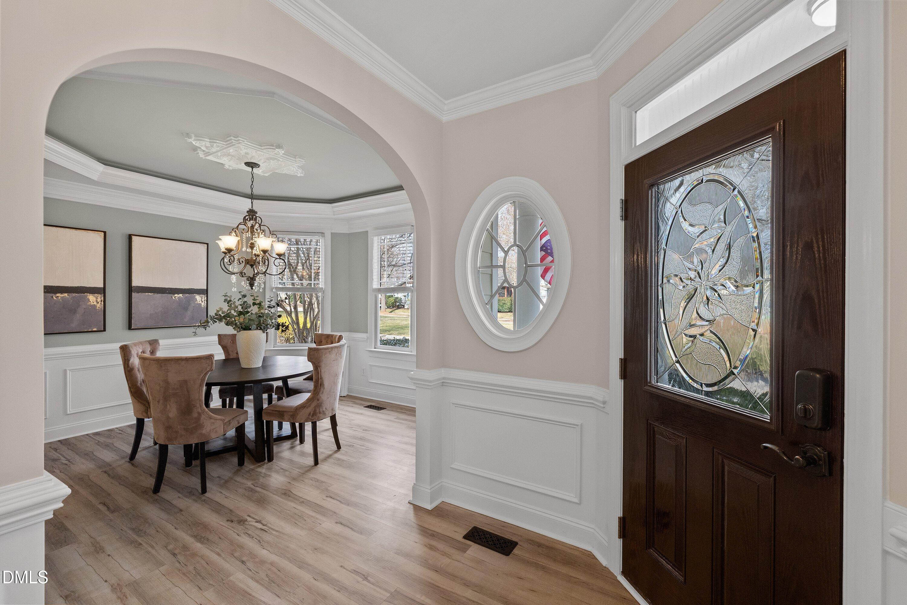 10518 Evergreen Spring Place Raleigh, NC 27614 - Photo 2 of 28 Foyer and Dining Room