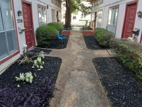 2714 McCart Avenue, Unit 2712 Fort Worth, TX 76110 - Photo 39 of 39 a view of a garden filled with plants