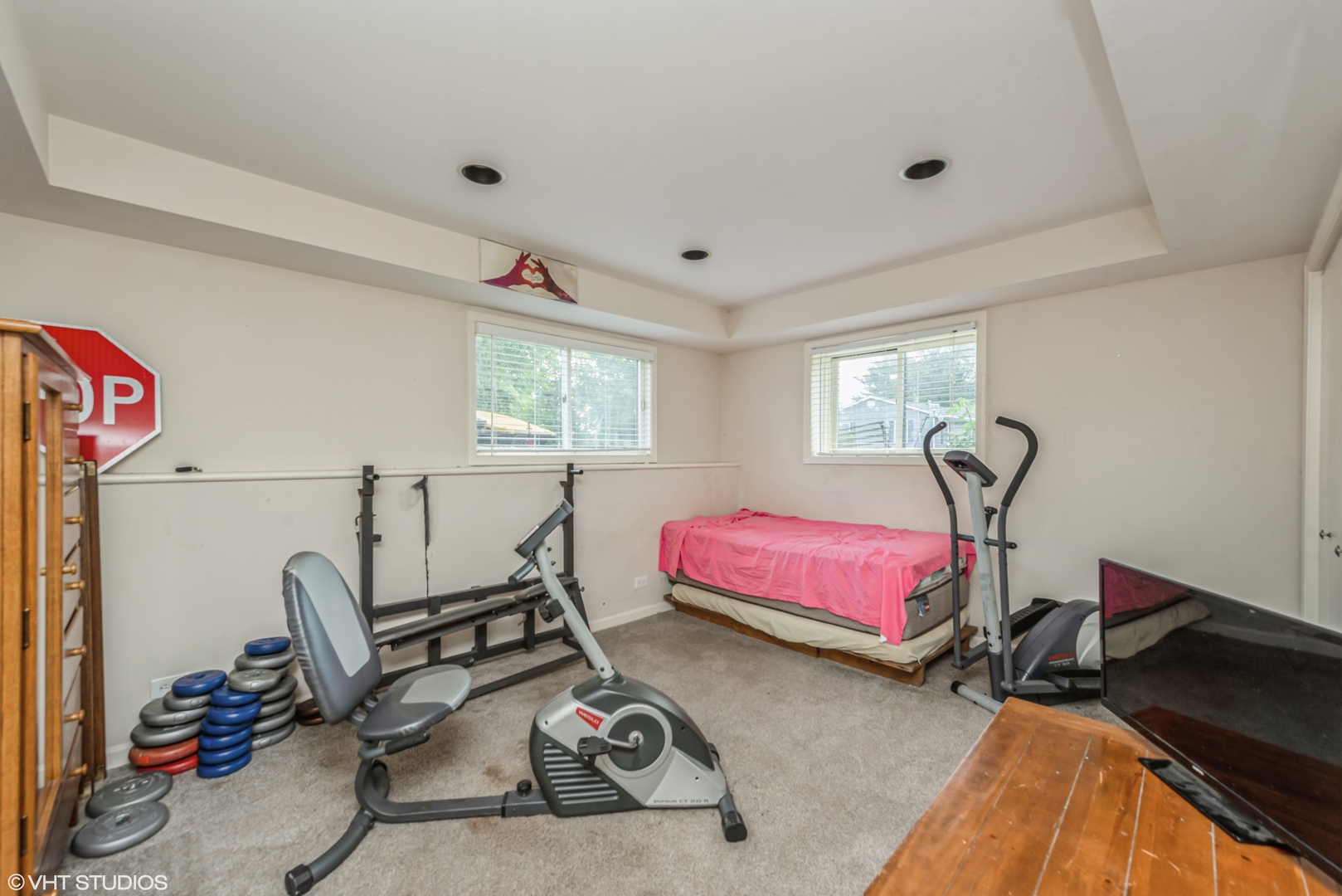 8408 Coral Road Wonder Lake, IL 60097 - Photo 9 of 15 a bedroom with furniture and a window