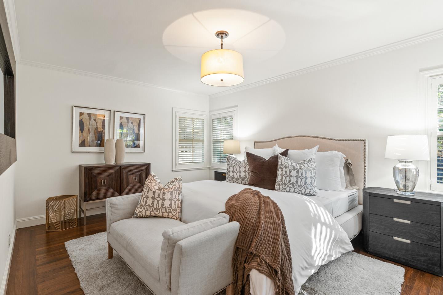 1350 Johnson Street Menlo Park, CA 94025 - Photo 17 of 30 a bedroom with a bed and a couch