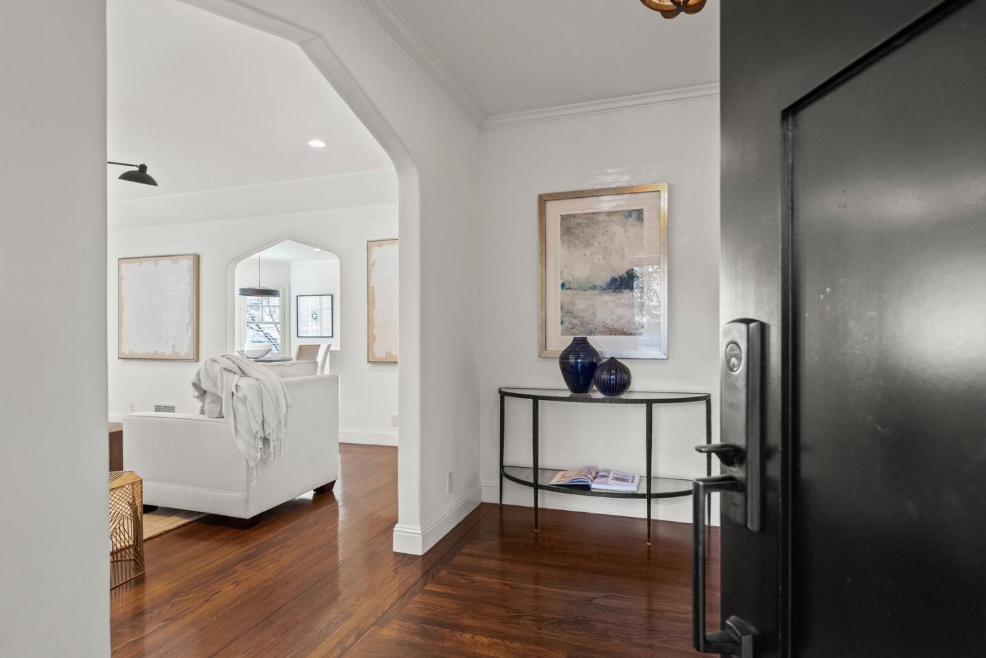 1350 Johnson Street Menlo Park, CA 94025 - Photo 4 of 30 a living room with furniture and a wooden floor