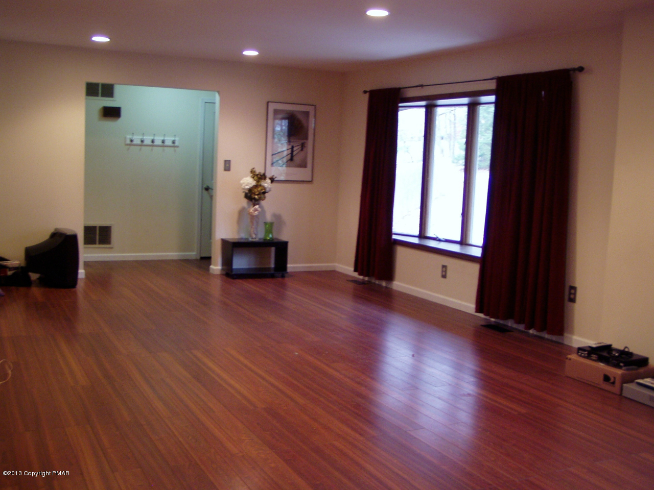 5 Orchard Road Swiftwater, PA 18370 - Photo 14 of 26 an empty room with wooden floor and windows